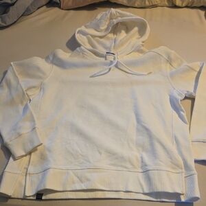 Pristine Puma Women's Pure White Hoodie Sweater Size Small